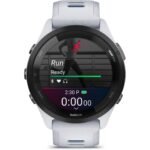 Garmin Forerunner 265 GPS Laufuhr - weiß/dunkelblau