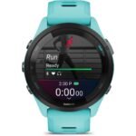 Garmin Forerunner 265 GPS Laufuhr - türkisblau/schwarz