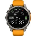 Garmin fenix 8 AMOLED Sapphire GPS Smartwatch - 47mm - Graphit/Spark Orange Titan – Bild 11