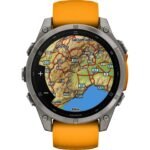 Garmin fenix 8 AMOLED Sapphire GPS Smartwatch - 47mm - Graphit/Spark Orange Titan – Bild 12