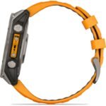 Garmin fenix 8 AMOLED Sapphire GPS Smartwatch - 47mm - Graphit/Spark Orange Titan – Bild 15