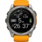 Garmin fenix 8 AMOLED Sapphire GPS Smartwatch - 51mm - Graphit/Titanium Titan – Bild 9