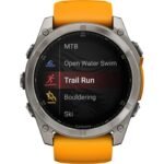 Garmin fenix 8 AMOLED Sapphire GPS Smartwatch - 51mm - Graphit/Titanium Titan – Bild 11