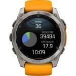 Garmin fenix 8 AMOLED Sapphire GPS Smartwatch - 51mm - Graphit/Titanium Titan – Bild 3