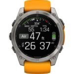 Garmin fenix 8 AMOLED Sapphire GPS Smartwatch - 51mm - Graphit/Titanium Titan – Bild 8