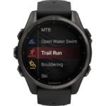 Garmin fenix 8 AMOLED Sapphire GPS Smartwatch - 43mm - Schwarz/Carbongrau DLC Titan – Bild 15
