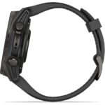 Garmin fenix 8 AMOLED Sapphire GPS Smartwatch - 43mm - Schwarz/Carbongrau DLC Titan – Bild 3