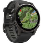 Garmin fenix 8 AMOLED Sapphire GPS Smartwatch - 43mm - Schwarz/Carbongrau DLC Titan – Bild 5