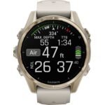 Garmin fenix 8 AMOLED Sapphire GPS Smartwatch - 43mm - Nebelgrau/Softgold – Bild 2