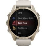 Garmin fenix 8 AMOLED Sapphire GPS Smartwatch - 43mm - Nebelgrau/Softgold – Bild 12