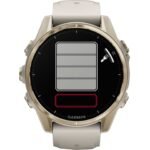 Garmin fenix 8 AMOLED Sapphire GPS Smartwatch - 43mm - Nebelgrau/Softgold – Bild 4
