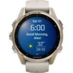 Garmin fenix 8 AMOLED Sapphire GPS Smartwatch - 43mm - Nebelgrau/Softgold – Bild 6