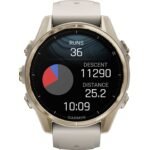 Garmin fenix 8 AMOLED Sapphire GPS Smartwatch - 43mm - Nebelgrau/Softgold – Bild 7