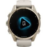 Garmin fenix 8 AMOLED Sapphire GPS Smartwatch - 43mm - Nebelgrau/Softgold – Bild 9
