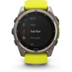 Garmin fenix 8 Sapphire Solar GPS Smartwatch - 51mm - Graphit/Titanium Titan – Bild 3