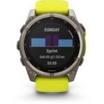 Garmin fenix 8 Sapphire Solar GPS Smartwatch - 51mm - Graphit/Titanium Titan – Bild 4