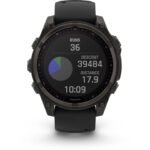 Garmin fenix 8 Sapphire Solar GPS Smartwatch - 47mm - Graphit/Carbon Gray Titan DLC – Bild 3