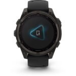 Garmin fenix 8 Sapphire Solar GPS Smartwatch - 47mm - Graphit/Carbon Gray Titan DLC – Bild 5