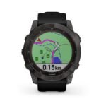 Garmin fenix 7X Sapphire Solar GPS Smartwatch - schiefergrau/schwarz - DLC-Titan – Bild 2