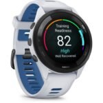 Garmin Forerunner 265 GPS Laufuhr - weiß/dunkelblau – Bild 2